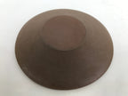 Japanese Small Serving Plate Vtg Meimeizara Maple Leaves Round Brown Y145