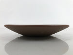 Japanese Small Serving Plate Vtg Meimeizara Maple Leaves Round Brown Y146