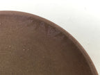 Japanese Small Serving Plate Vtg Meimeizara Maple Leaves Round Brown Y146