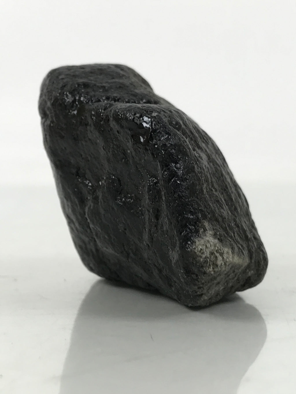Japanese Small Viewing Stone Suiseki Vtg Zen Buddhist Black JK861