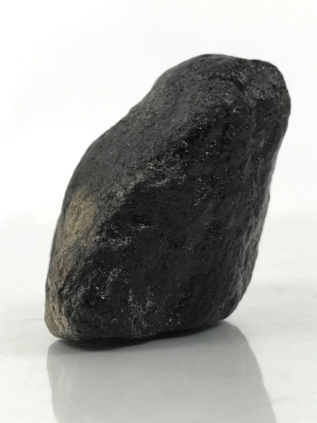 Japanese Small Viewing Stone Suiseki Vtg Zen Buddhist Black JK861