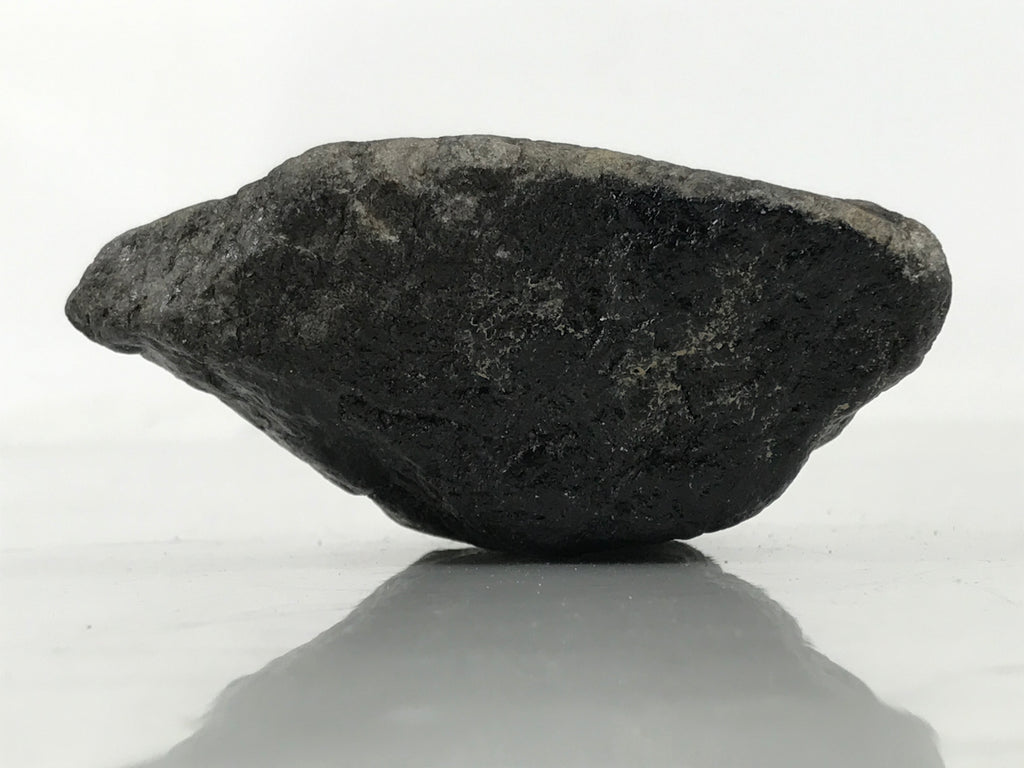 Japanese Small Viewing Stone Suiseki Vtg Zen Buddhist Black JK861