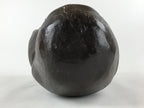 Japanese Solid Wood Statue Billiken Vtg Osaka Symbol Good Luck God Brown BD945