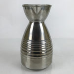 Japanese Stainless Steel Dashi Container Vtg 1300ml Soup Pitcher Lines TS690