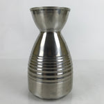 Japanese Stainless Steel Dashi Container Vtg 1300ml Soup Pitcher Lines TS690