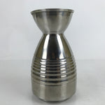 Japanese Stainless Steel Dashi Container Vtg 1300ml Soup Pitcher Lines TS690