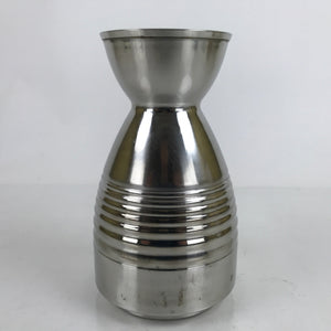 Japanese Stainless Steel Dashi Container Vtg 1300ml Soup Pitcher Lines TS692