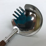 Japanese Stainless Steel Salad Serving Ladle Spoon Vtg Strainer Hotpot JK723