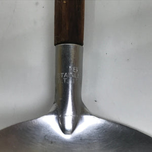 Japanese Stainless Steel Serving Ladle Spoon Vtg Nabe Hotpot Wood Handle JK724