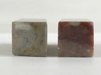 Japanese Stone Carving Seal Tenkokuin Hanko Inkan 2pc Set Vtg Stamp Signature HS