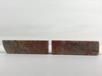Japanese Stone Carving Seal Tenkokuin Hanko Inkan 2pc Set Vtg Stamp Signature HS