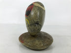 Japanese Stone Kokeshi Doll Figurine Daruma Traditional Craft Folk Art Toy KF745