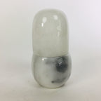 Japanese Stone Made Lidded Toothpick Holder Vtg Ornament Tsumayouji-Case JK228