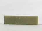 Japanese Stone Stamp Seal Carving Hanko Inkan Vtg Raw Material Light Green HS180