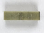Japanese Stone Stamp Seal Carving Hanko Inkan Vtg Raw Material Light Green HS180