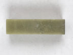Japanese Stone Stamp Seal Carving Hanko Inkan Vtg Raw Material Light Green HS180