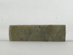 Japanese Stone Stamp Seal Hanko Inkan Vtg Carving Raw Material Green HS183