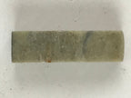 Japanese Stone Stamp Seal Hanko Inkan Vtg Carving Raw Material Green HS183