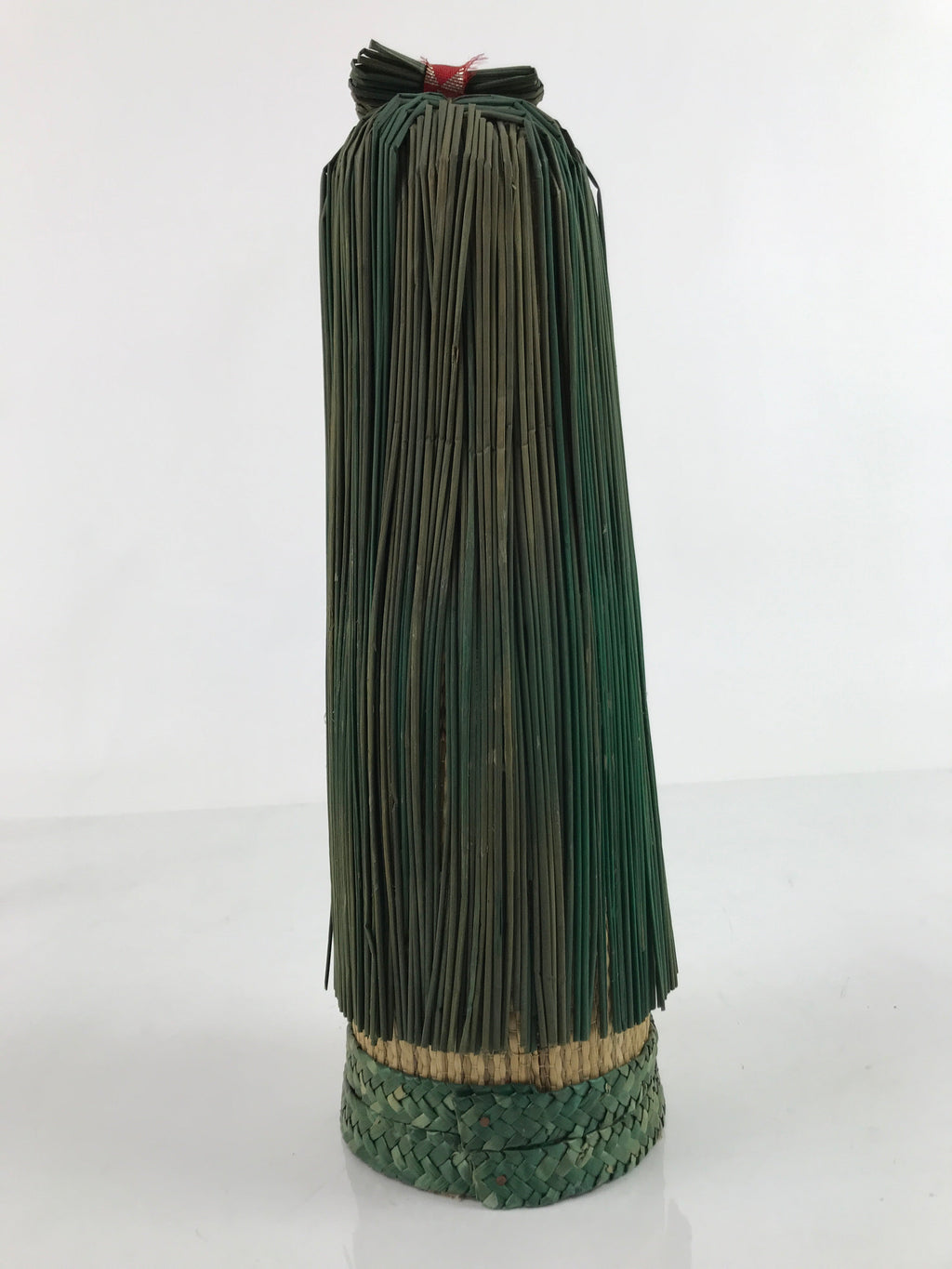 Japanese Straw Kokeshi Doll Figure Vtg Traditional Handmade Toy Flowers KF700