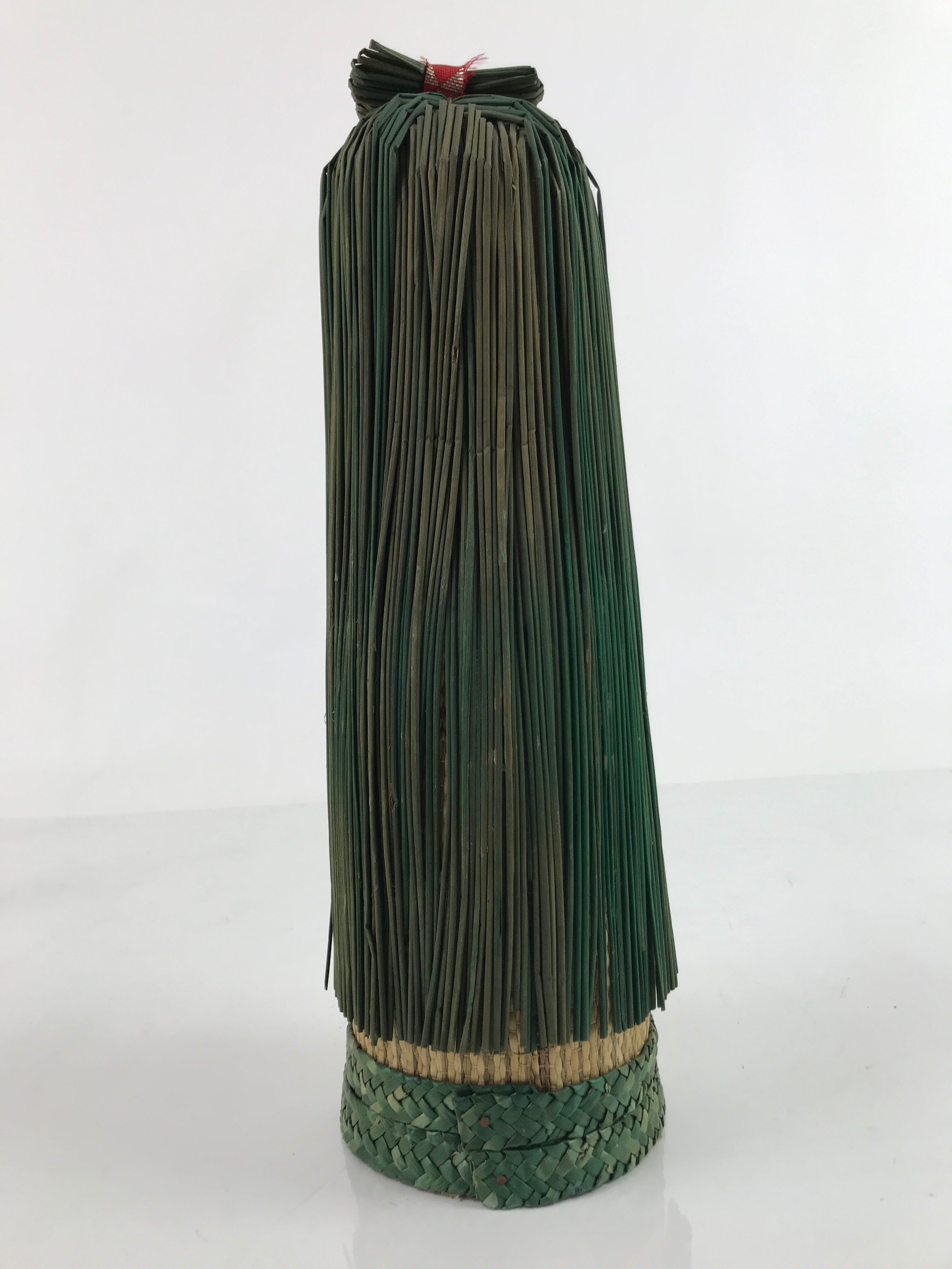 Japanese Straw Kokeshi Doll Figure Vtg Traditional Handmade Toy Flowers KF700