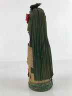 Japanese Straw Kokeshi Doll Figure Vtg Traditional Handmade Toy Flowers KF700