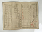 Japanese Student Record Report Card Vtg Elementary School Showa C1930 Paper P395