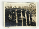 Japanese Sumiyoshi Taisha Taiko Bridge Photograph Vtg Osaka Sepia Tone PH272