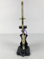 Japanese Sword Bow Arrow Hamayumi Display Stand Vtg Boys Day New Year ID650