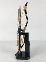 Japanese Sword Bow Arrow Hamayumi Display Stand Vtg Boys Day New Year ID650