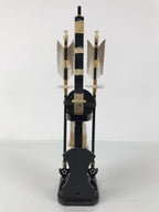 Japanese Sword Bow Arrow Hamayumi Display Stand Vtg Boys Day New Year ID650