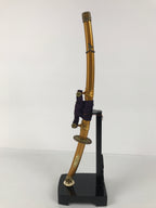 Japanese Sword Bow Arrow Hamayumi Display Stand Vtg Boys Day New Year ID652