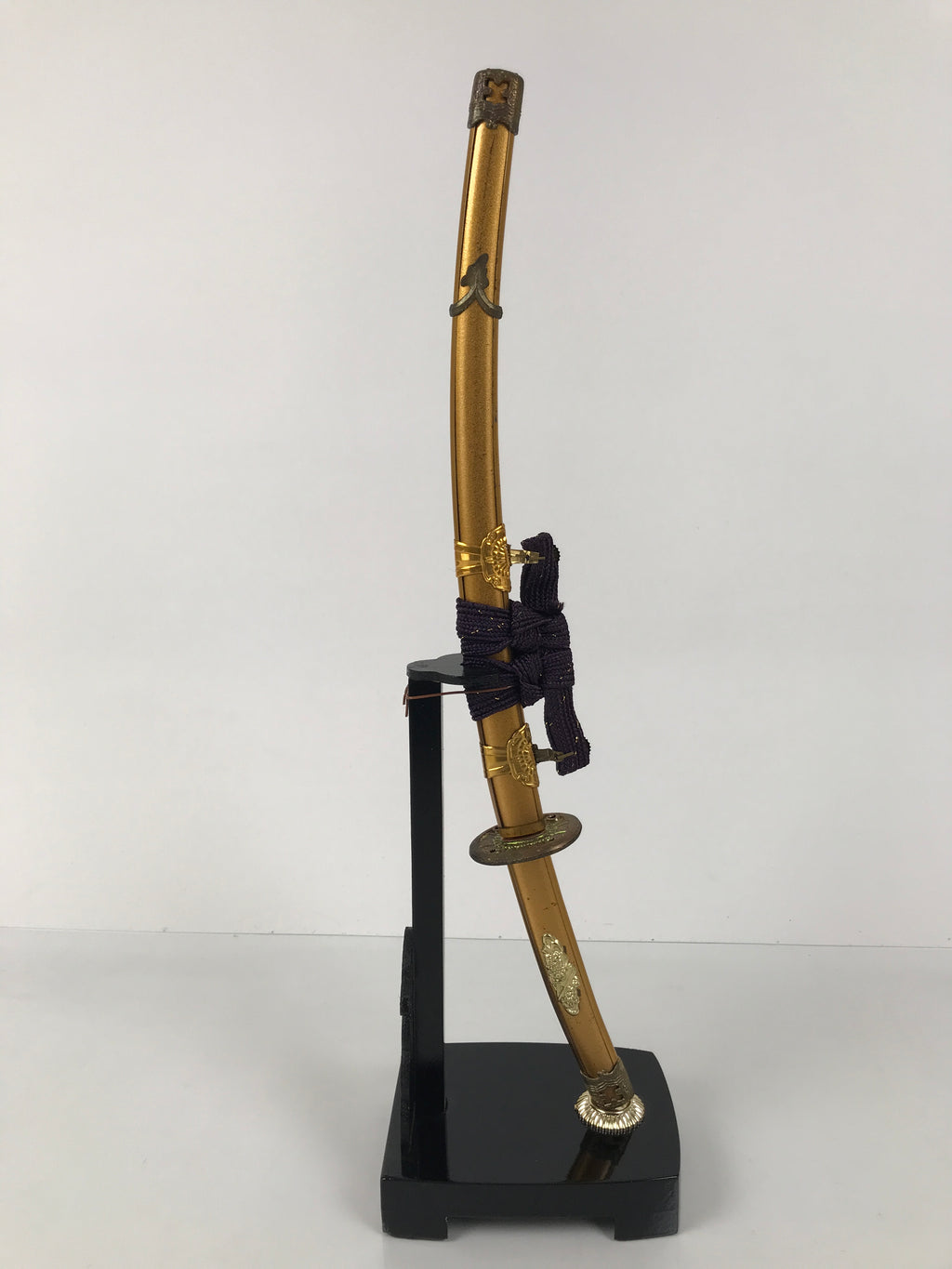Japanese Sword Bow Arrow Hamayumi Display Stand Vtg Boys Day New Year ID652