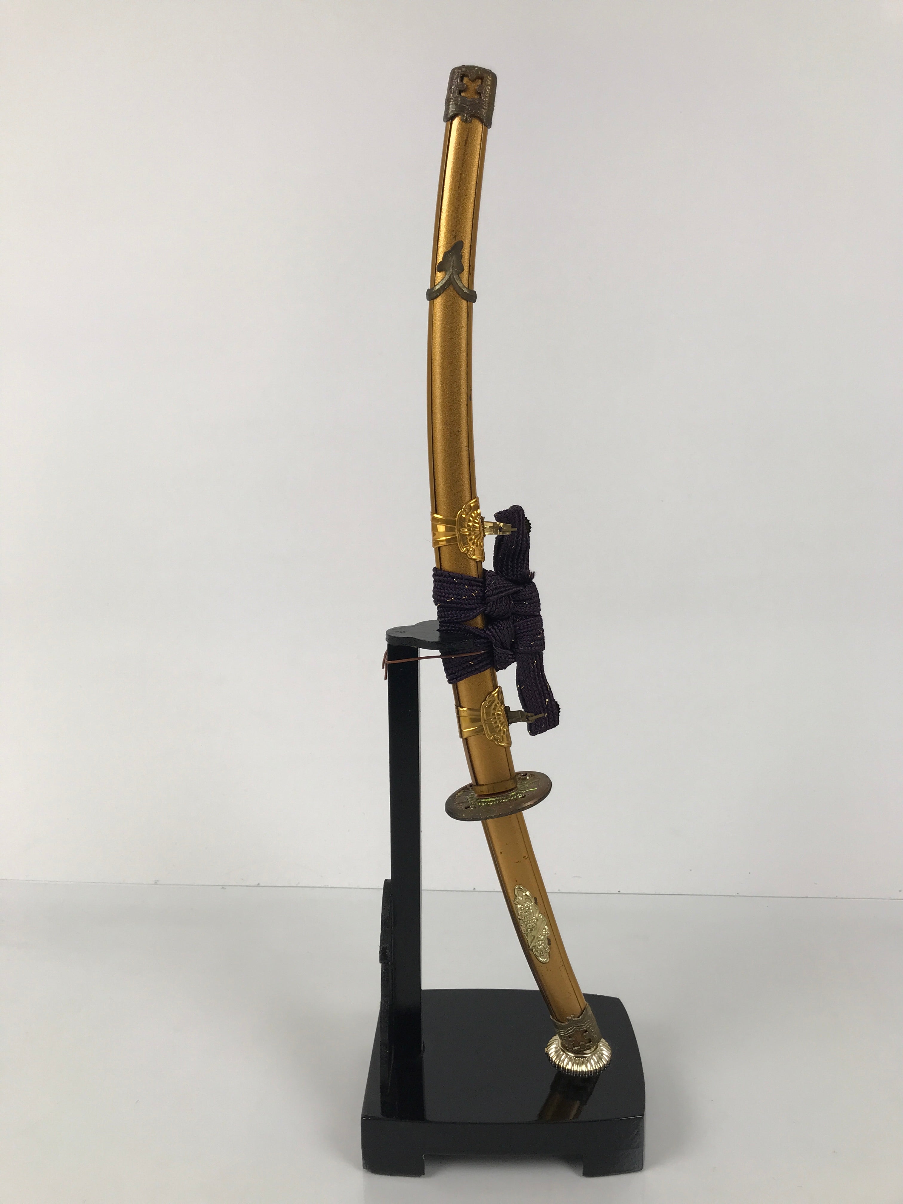 Japanese Sword Bow Arrow Hamayumi Display Stand Vtg Boys Day New Year ID652