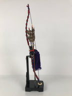 Japanese Sword Bow Arrow Hamayumi Display Stand Vtg Boys Day New Year ID652