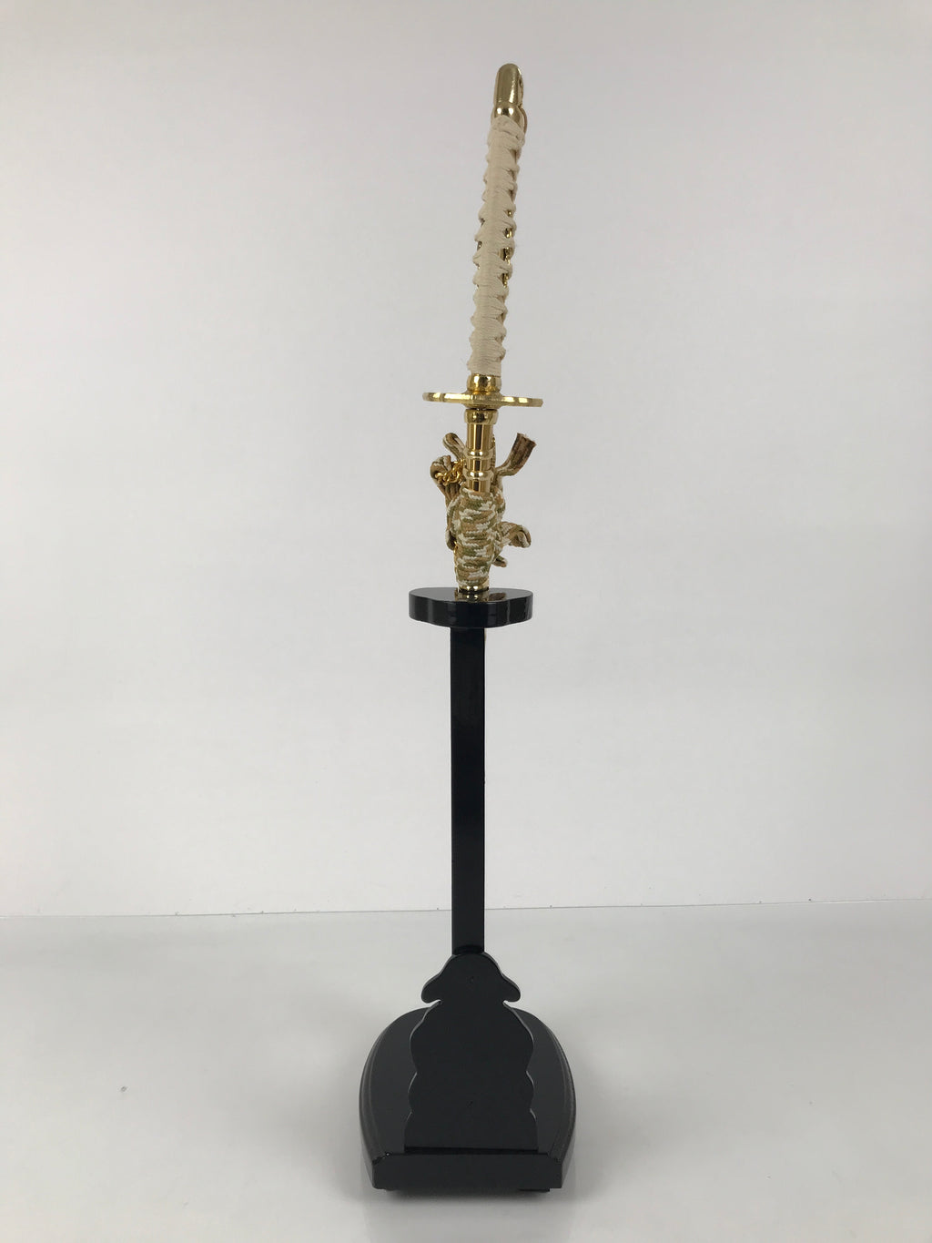 Japanese Sword Bow Arrow Hamayumi Display Stand Vtg Boys Day New Year ID653