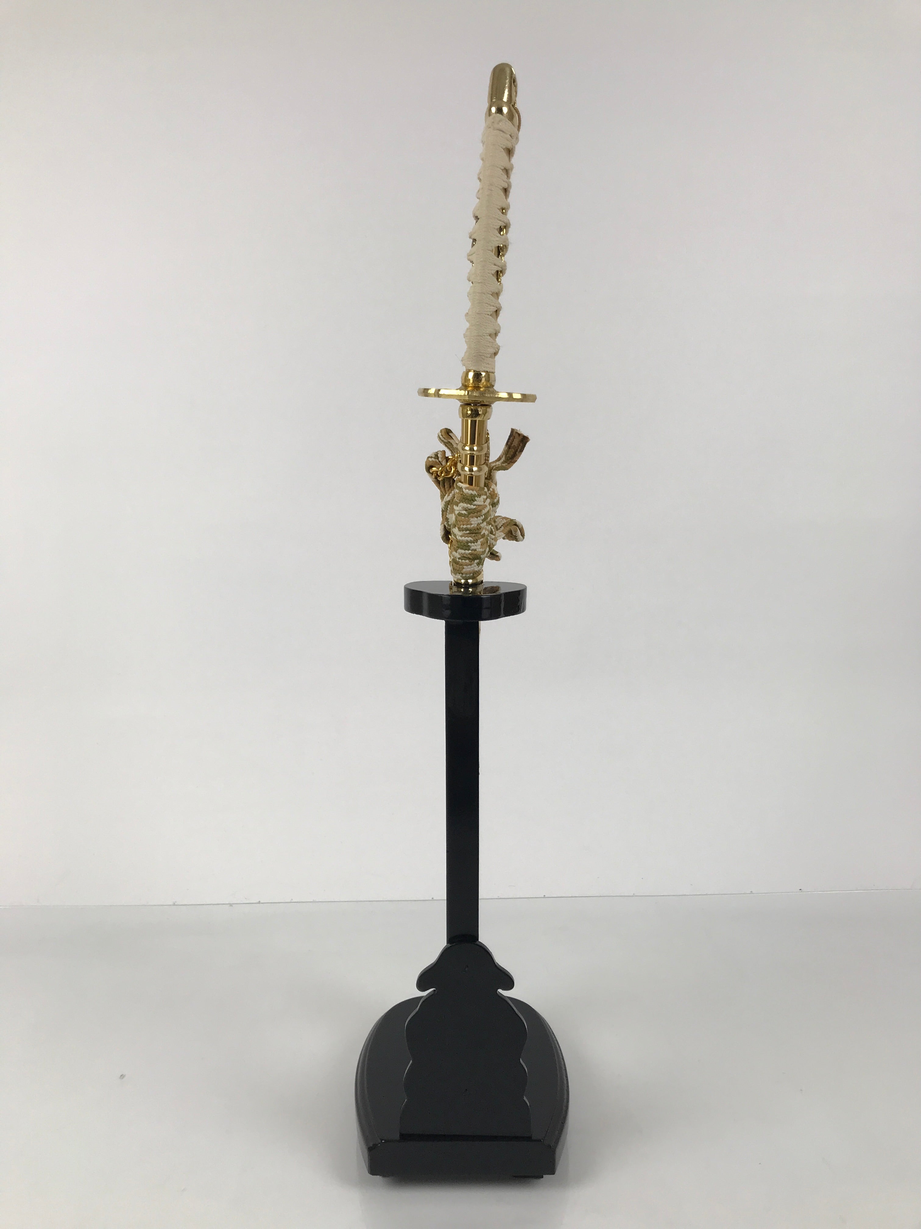 Japanese Sword Bow Arrow Hamayumi Display Stand Vtg Boys Day New Year ID653