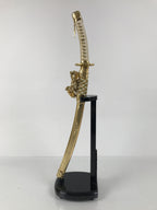Japanese Sword Bow Arrow Hamayumi Display Stand Vtg Boys Day New Year ID653