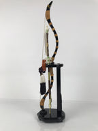Japanese Sword Bow Arrow Hamayumi Display Stand Vtg Boys Day New Year ID655