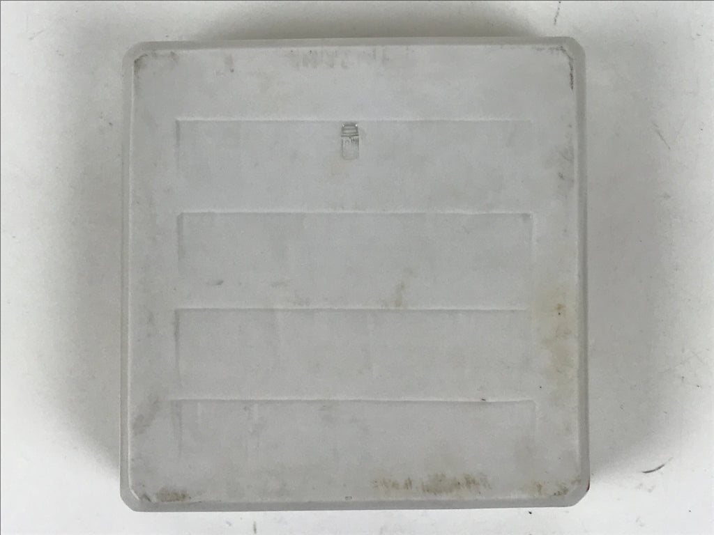 Japanese Tachikichi Porcelain Square Ashtray Vtg Haizara White Red Green Y425