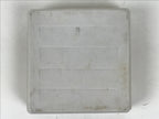Japanese Tachikichi Porcelain Square Ashtray Vtg Haizara White Red Green Y425
