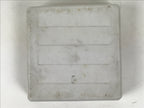 Japanese Tachikichi Porcelain Square Ashtray Vtg Haizara White Red Green Y426