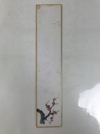 Japanese Tanzaku Shikishi Art Board Blank Empty Plum Flower Ume Pink Black A753