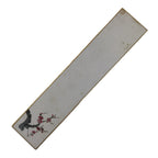Japanese Tanzaku Shikishi Art Board Blank Empty Plum Flower Ume Pink Black A753