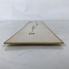 Japanese Tanzaku Shikishi Art Board Calligraphy Poem Autumn Cosmos Flower A754