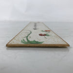 Japanese Tanzaku Shikishi Art Board Chinese Lantern Plant Calligraphy Poem A736