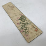 Japanese Tanzaku Shikishi Art Board Chinese Silver Grass Vetch Flower Color A737