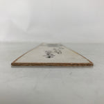 Japanese Tanzaku Shikishi Art Board Hydrangea Flower Poem Blue Black A731