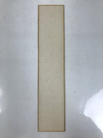 Japanese Tanzaku Shikishi Art Board Momiji Leaves Poem Zen Monk Black Ink A734