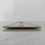 Japanese Tanzaku Shikishi Art Board Momiji Leaves Poem Zen Monk Black Ink A734