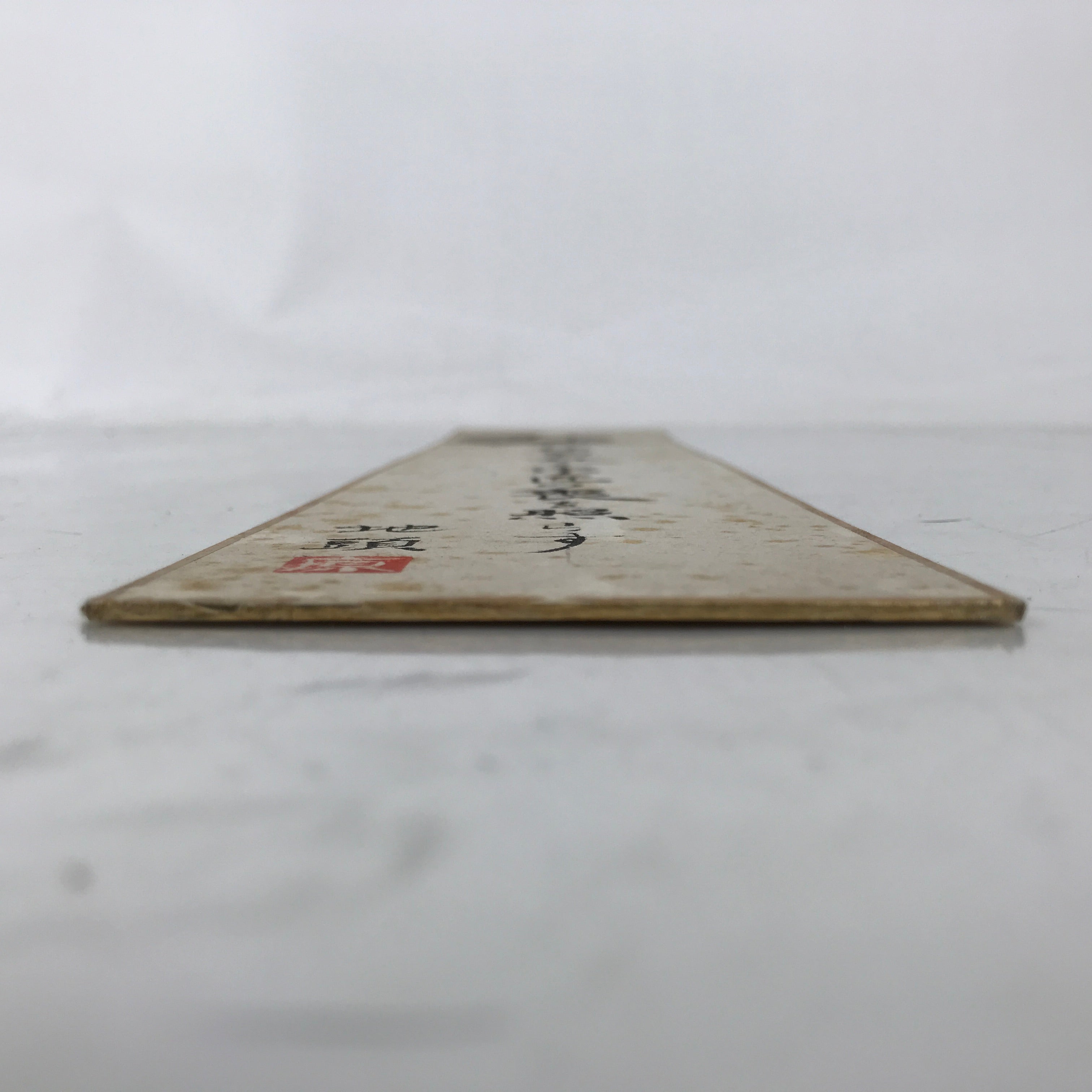 Japanese Tanzaku Shikishi Art Board Sparrow Birds Poem Master Mourning A732